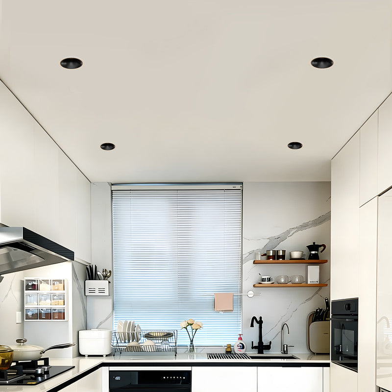 Full-Spectrum Eye-Caring LED Recessed Light, 2.95 in. Glare-Free Design for Living Room