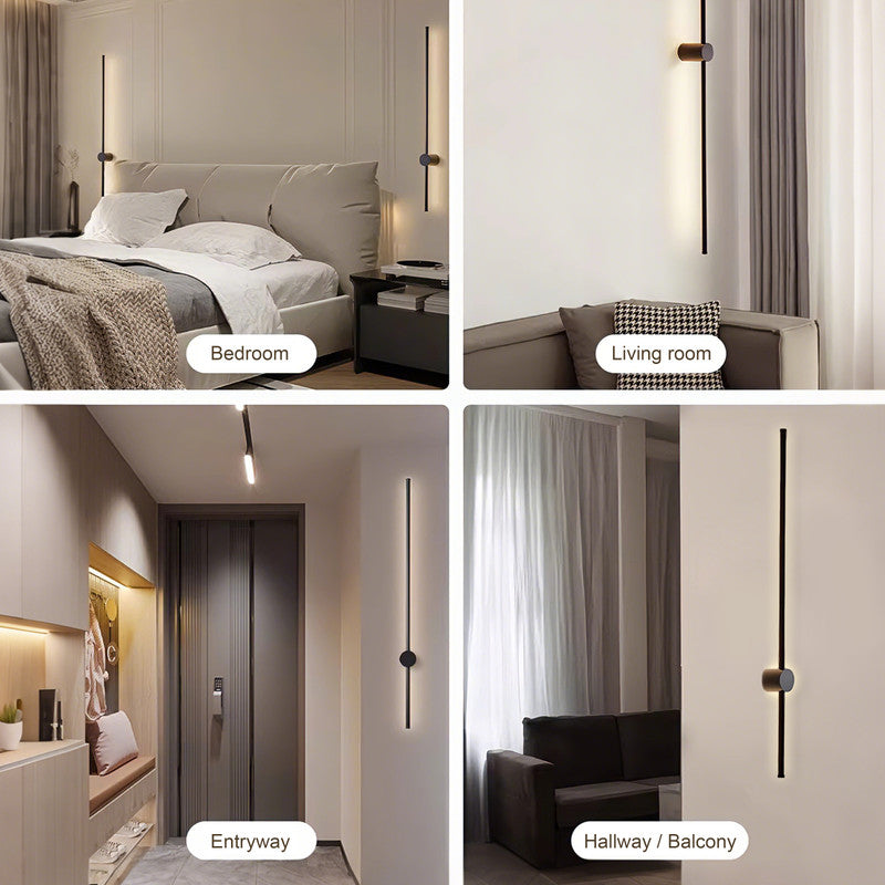 Nordic Style Wall Light, LED Reading Light for Bedroom, Living Room & Accent Wall