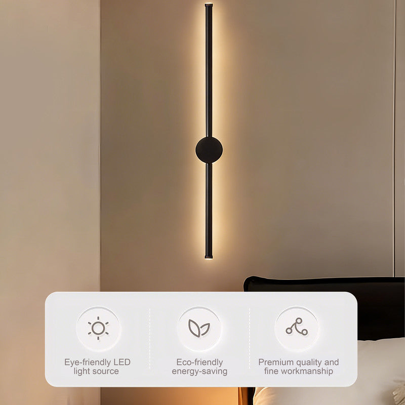 Nordic Style Wall Light, LED Reading Light for Bedroom, Living Room & Accent Wall