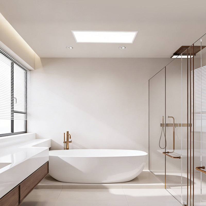 Smart Eye-Caring LED Ceiling Light - Recessed Panel Light for Kitchen, Bathroom & Restroom