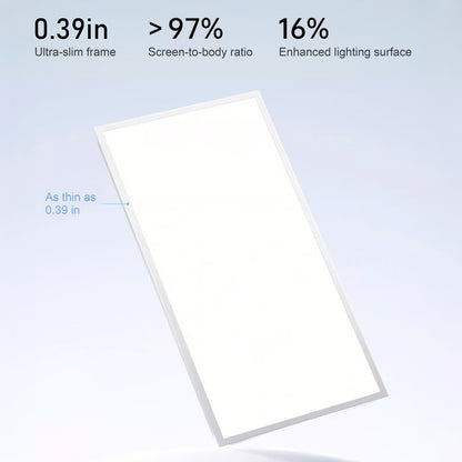 Smart Eye-Caring LED Ceiling Light - Recessed Panel Light for Kitchen, Bathroom & Restroom