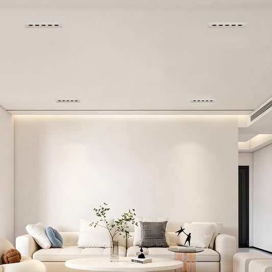 Glare-Free Recessed Grille Light for Hallway & Living Room