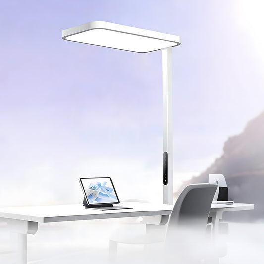94.7 in. Full Spectrum Eye-Caring LED Floor Lamp, Bright Reading and Task Lighting for Study Desk and Home Office