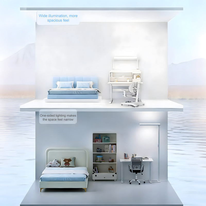 15.8 in. Eye-Caring Wall-Mounted LED Reading Lamp for Kids, Study & Learning Lamp
