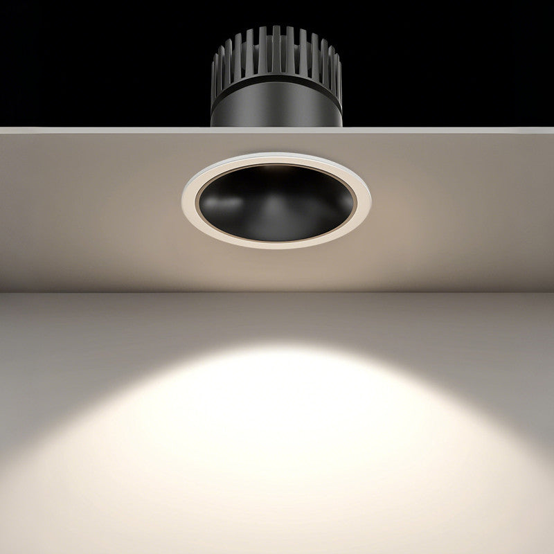 Full-Spectrum Eye-Caring LED Recessed Light, 2.95 in.  Glare-Free Design for Living Room