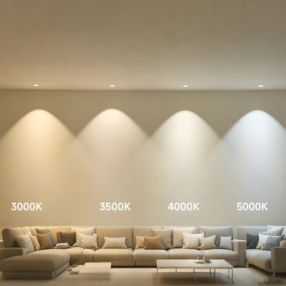 Waterproof LED Recessed Spotlight , 2.95 in. Dustproof & Fogproof Light  for Bathroom & Kitchen