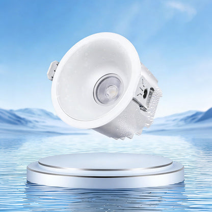 Full-Spectrum Eye-Caring Recessed Spotlight, 2.95 in. Waterproof Light for Bathroom & Kitchen